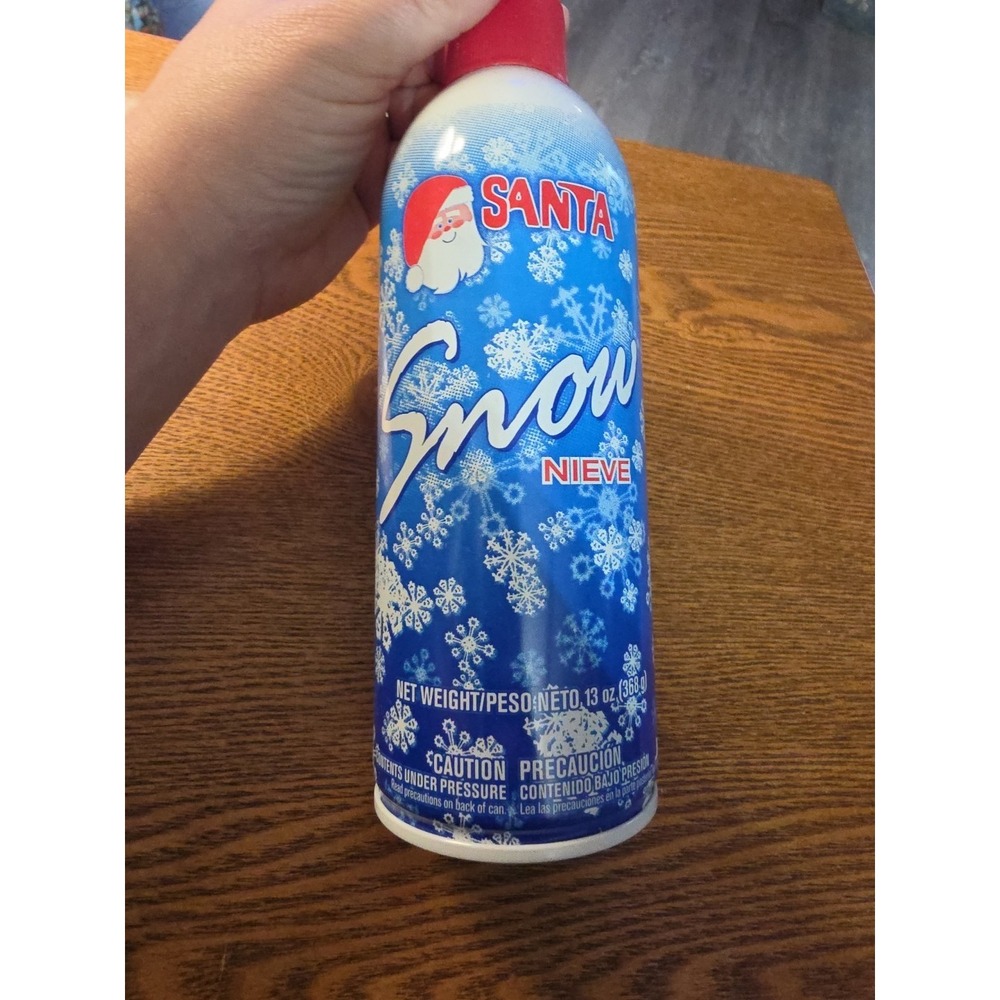 Santa Snow Spray Aerosol‎ 13 Oz Flocking Can Model Scene RR Craft Windows Tree